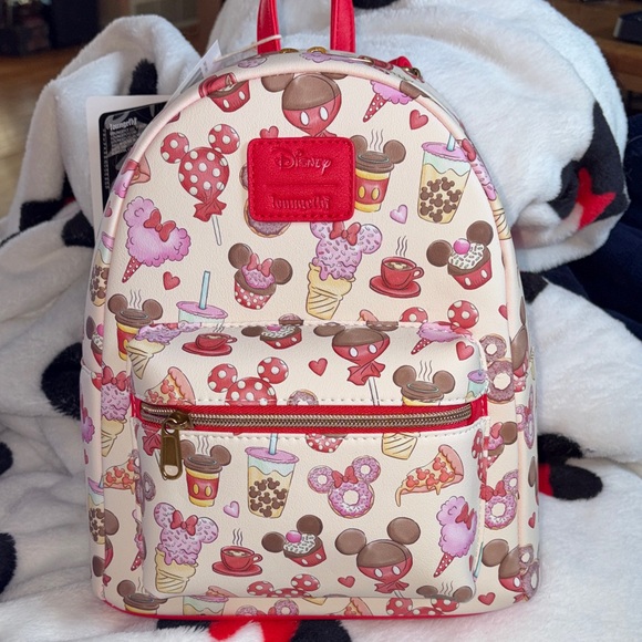 Disney loungefly Mickey and Minnie treats Backpack and Wallet Set - Picture 4 of 7